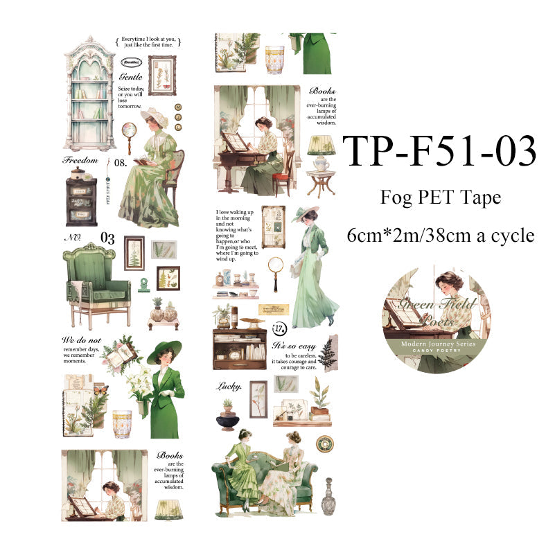 Modern Travel series Fog PET Tape