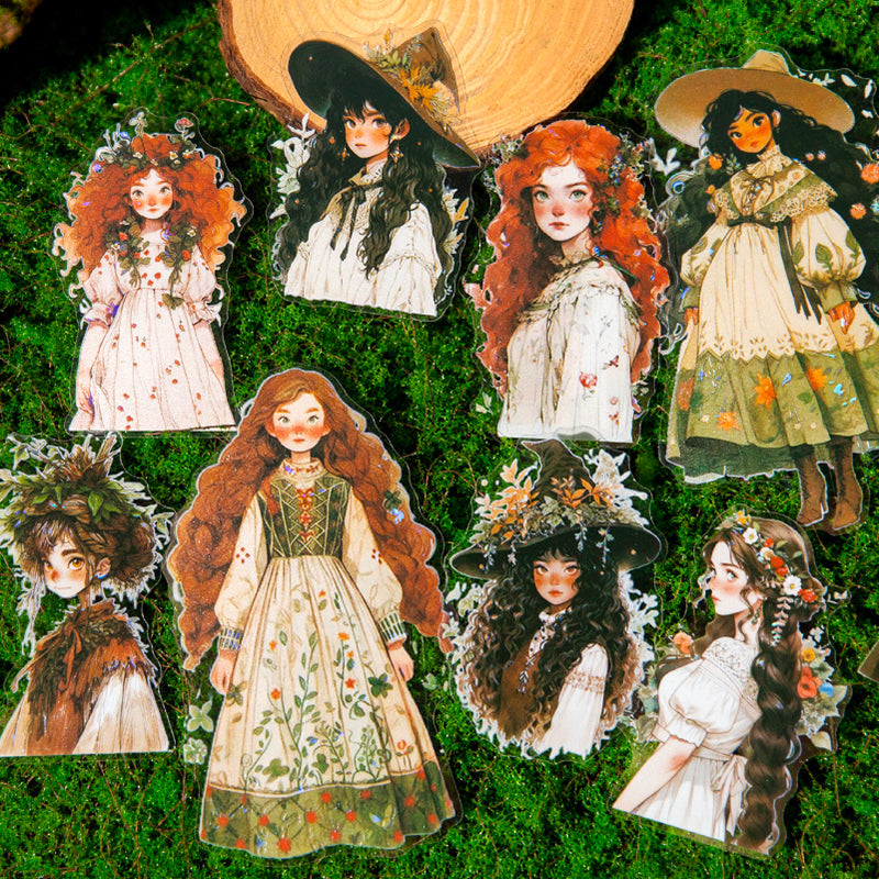 10PCS Witch's Tales series sticker