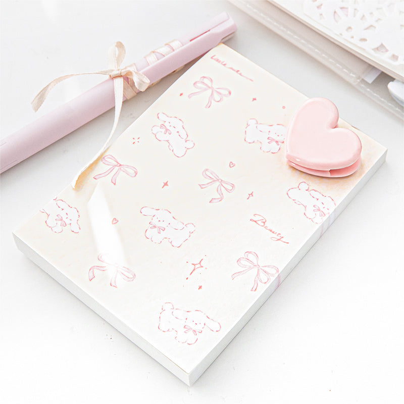 80PCS Heart Waltz series note paper