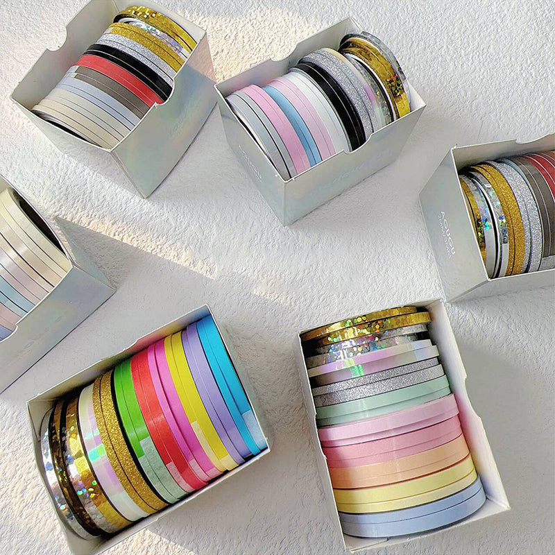 Extremely slim colorful special paper tape