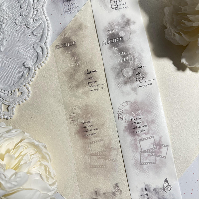 5.5cm*100cm Cloud mist Washi/PET Tape