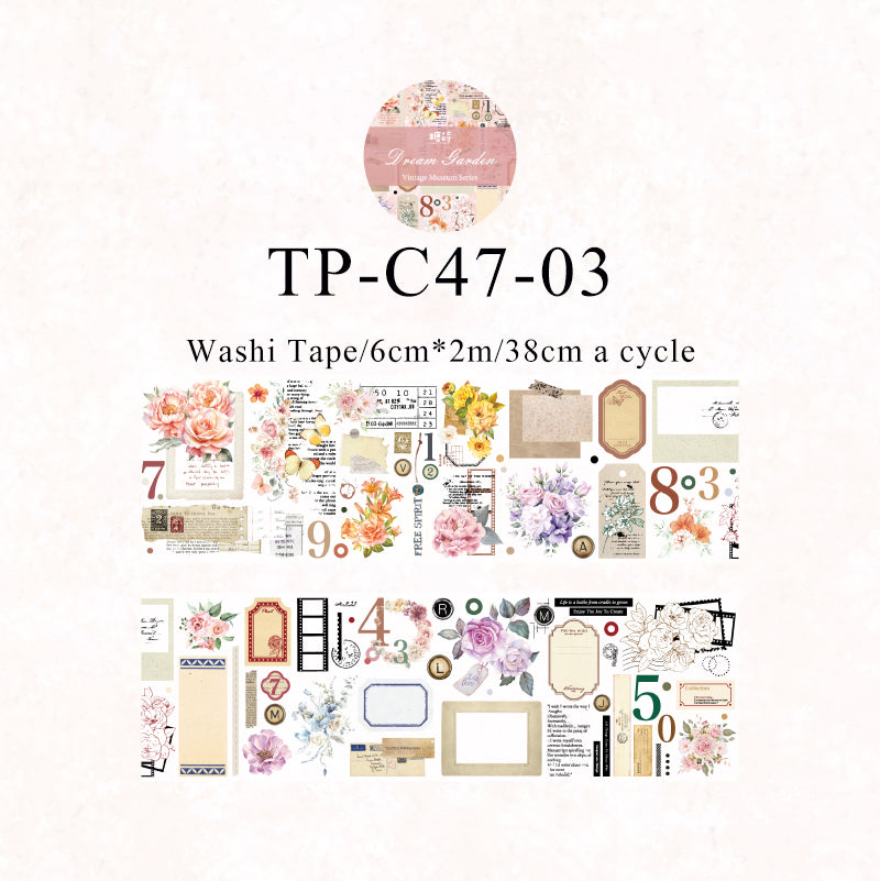 Vintage Museum Series washi tape