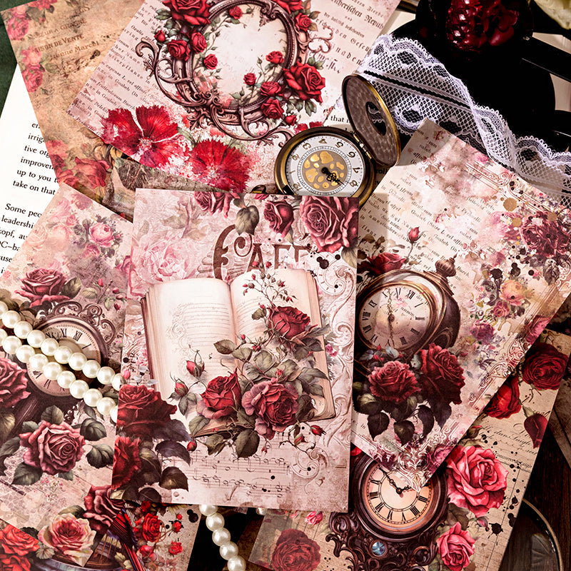 30PCS Vintage Memory Series Material paper