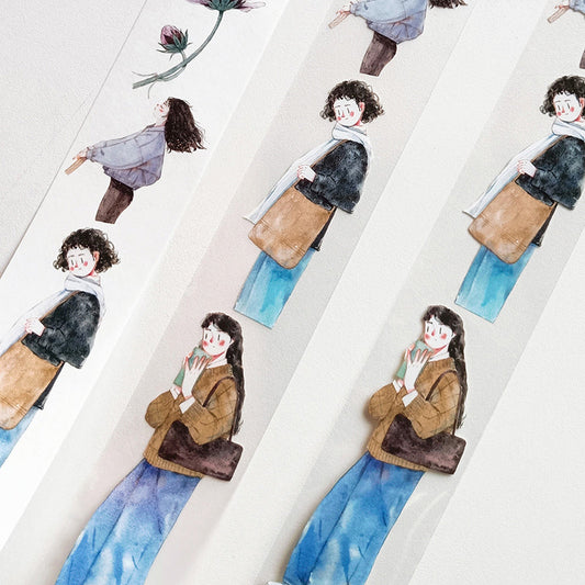 4cm*200cm Autumn departure Washi/PET Tape