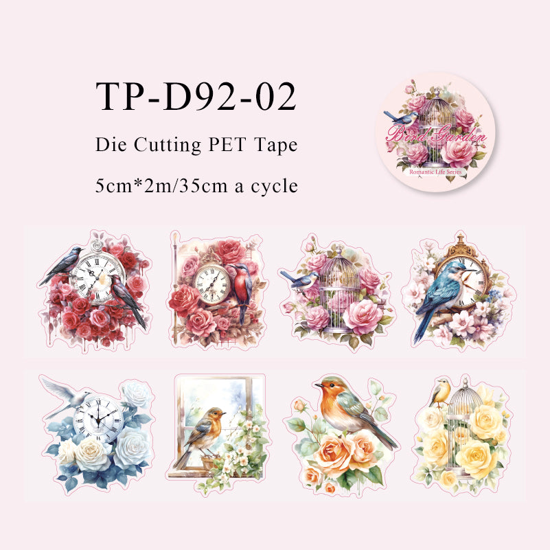 Romantic Life Series Die Cutting PET Tape