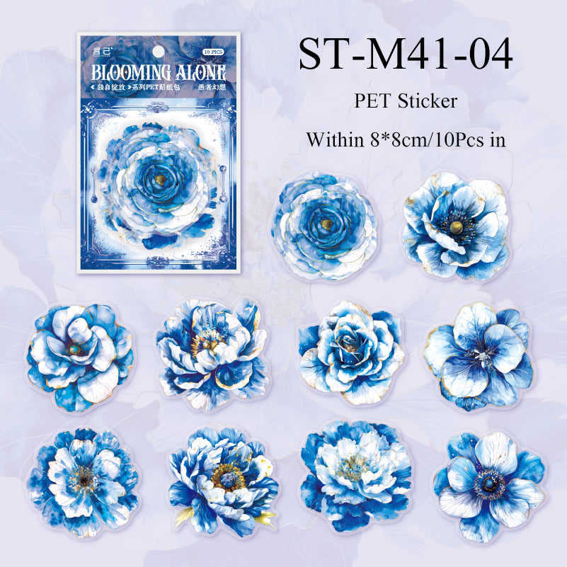 10PCS Solo Bloom series sticker