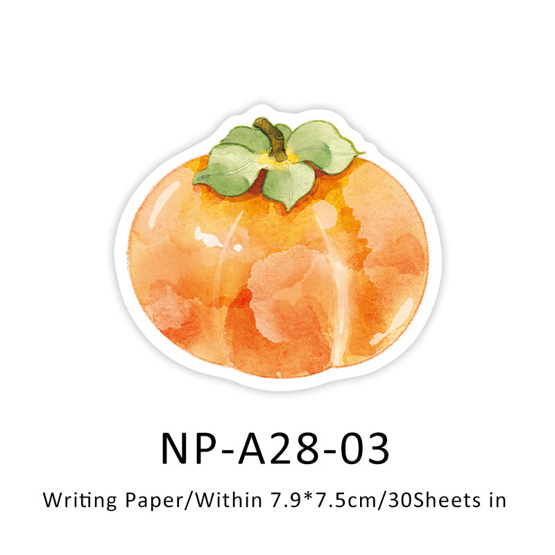 30Sheets Fruit Store Series note paper