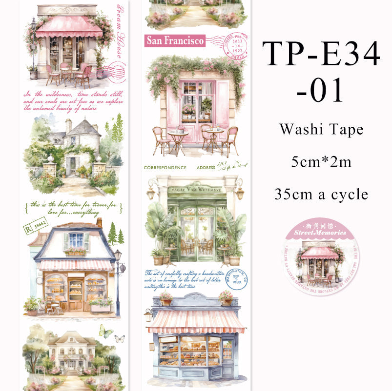 Street view series Washi Tape