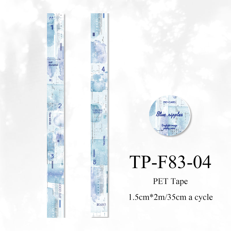 Daylight image poem series PET Tape