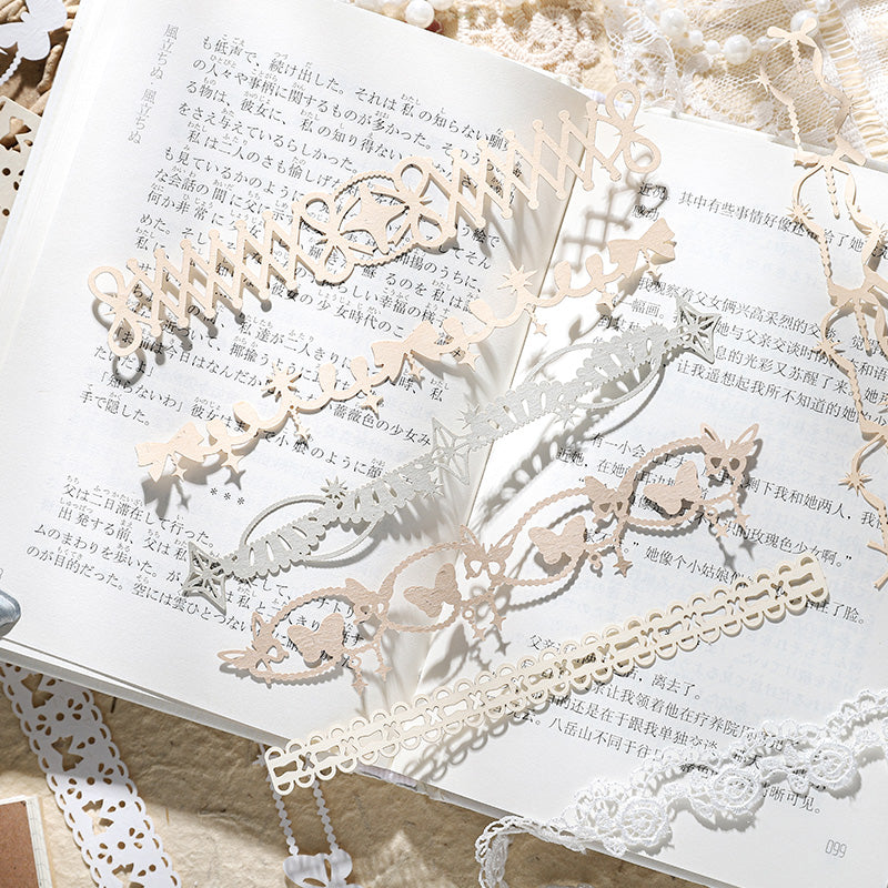 20PCS Dream lace story series material paper