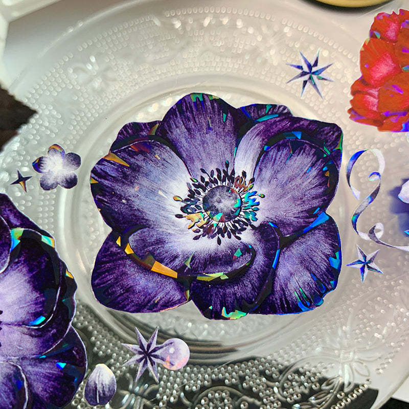 5.5cm*200cm Phantom shadow lotus flower PET Shell light tape