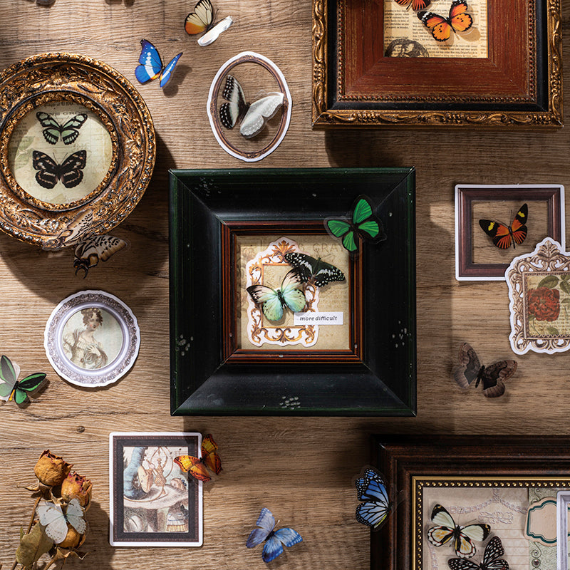 50PCS Photo frame taxidermist series material paper