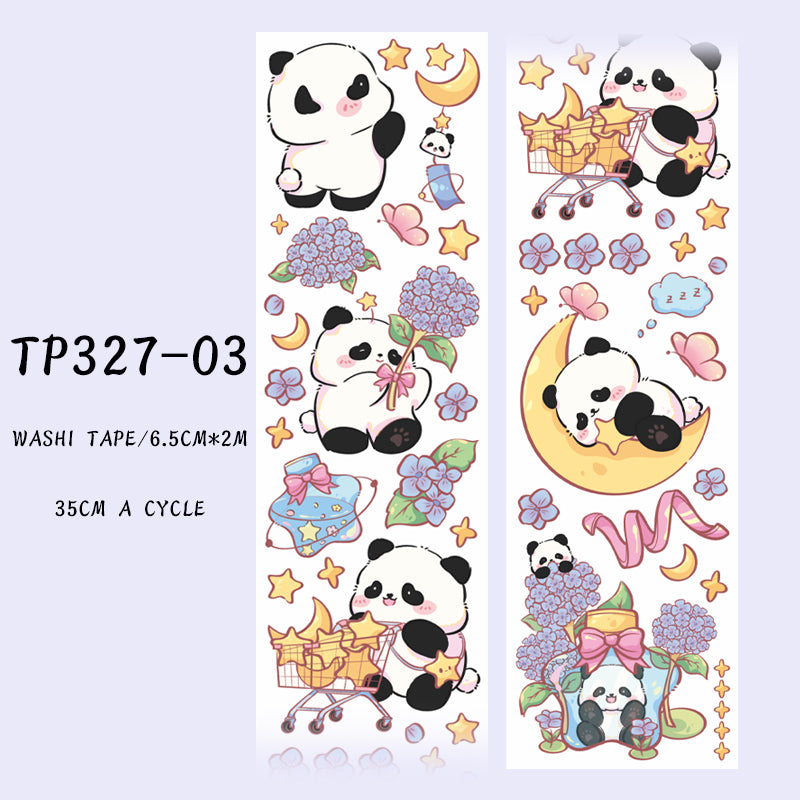 1PCS Panda series washi tape