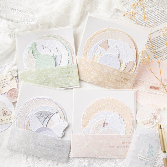 13PCS Moon song series material paper