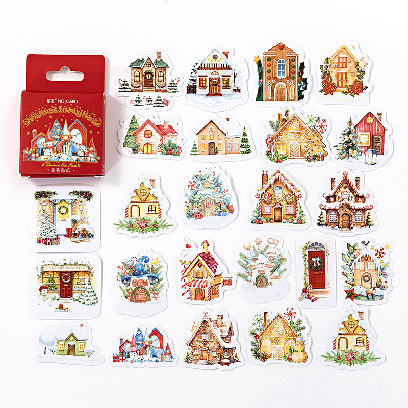 46PCS Christmas Night series sticker