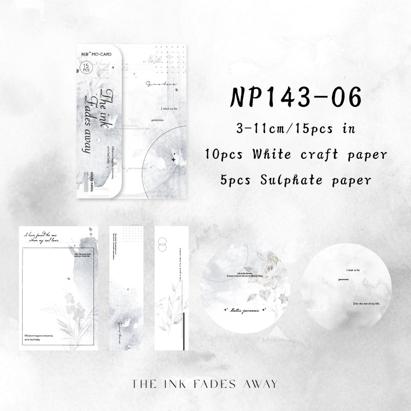 15PCS Listen to the Secret of flowers series note paper