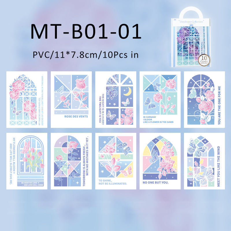 10PCS Daydream set series material paper