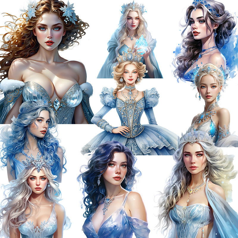 20PCS Ice queen sticker