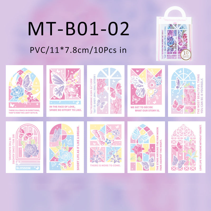 10PCS Daydream set series material paper