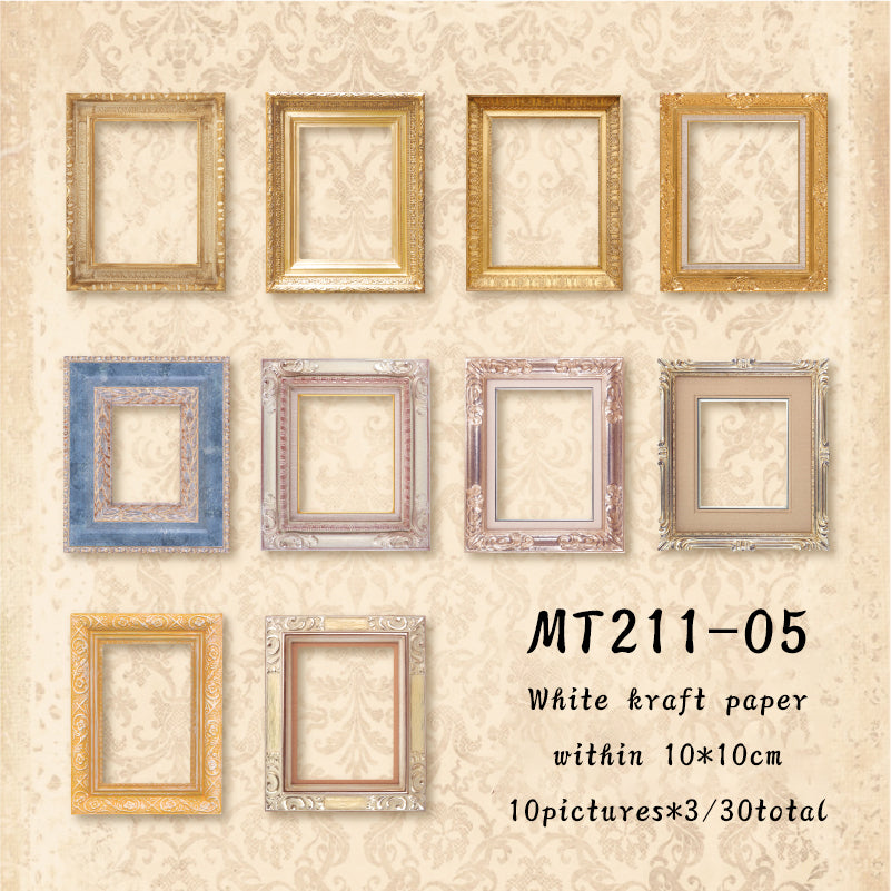 30PCS Art collection series material paper