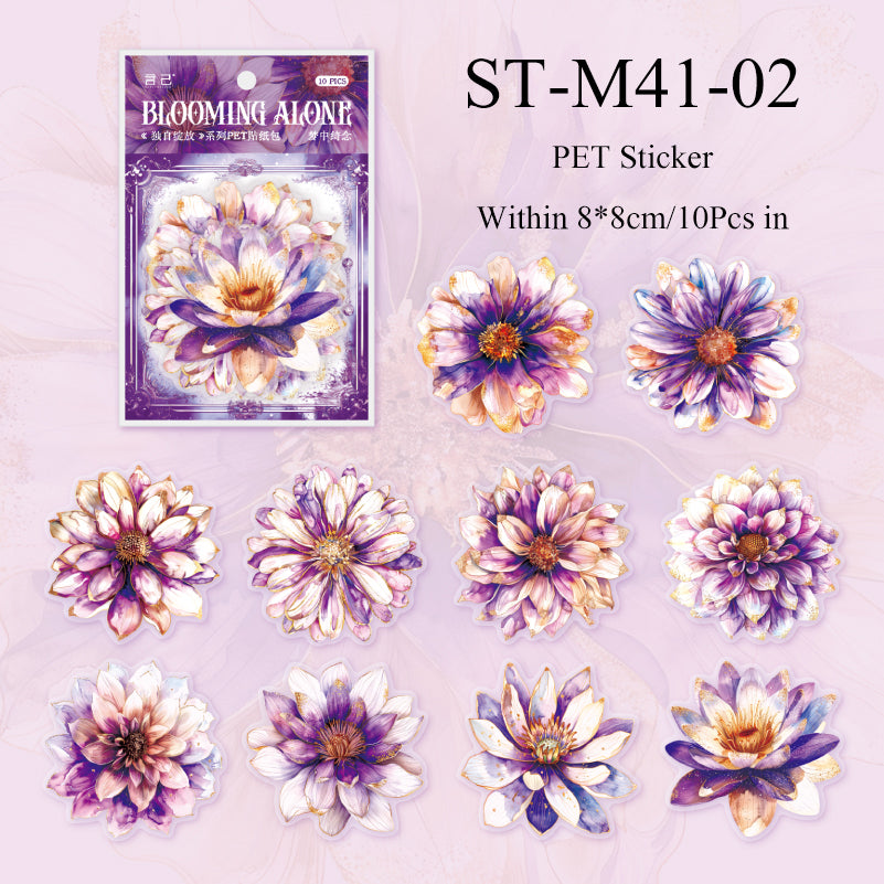 10PCS Solo Bloom series sticker