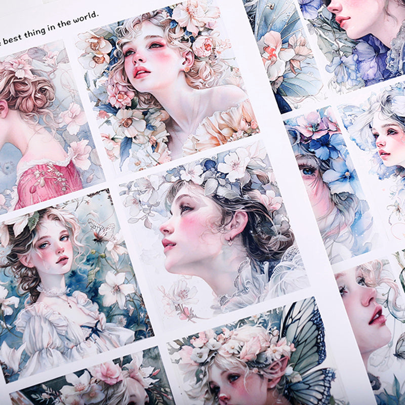 18PCS Vintage dream girls sticker