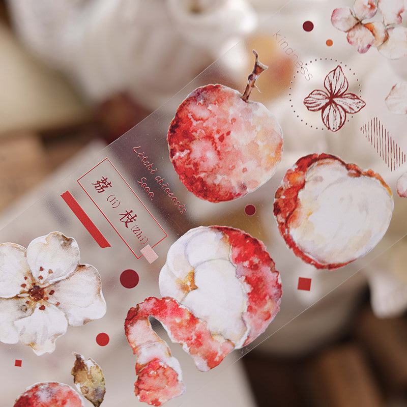 6cm*150cm Autumn scenery Washi/PET Tape