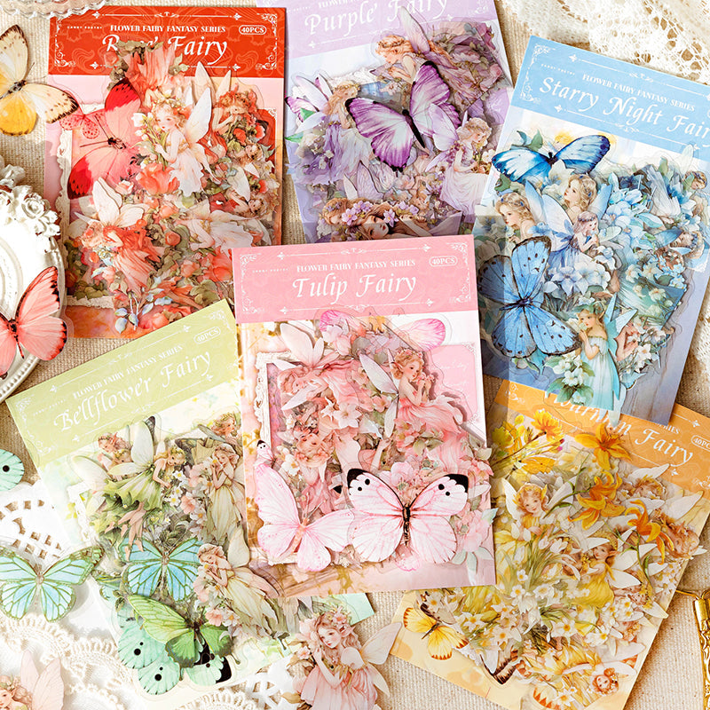 40PCS The fairy fantasy series sticker