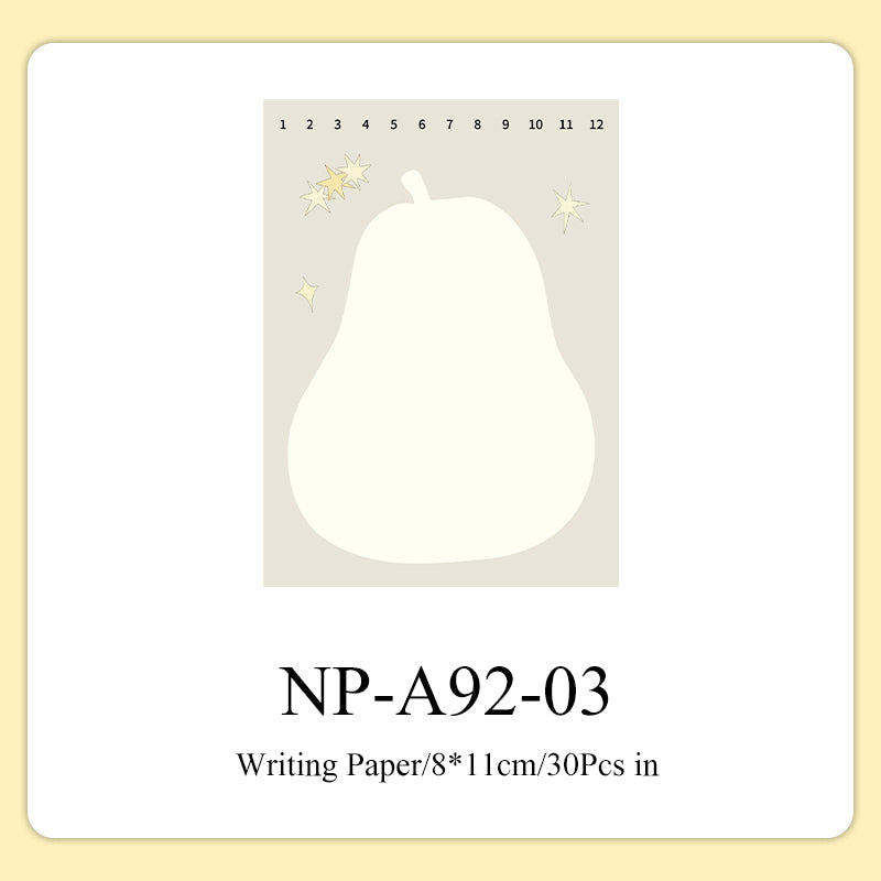 30PCS Star Notepad series note paper