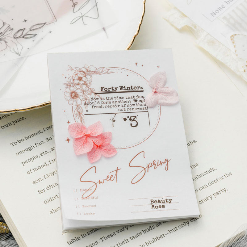 40PCS Spring Garden series note paper