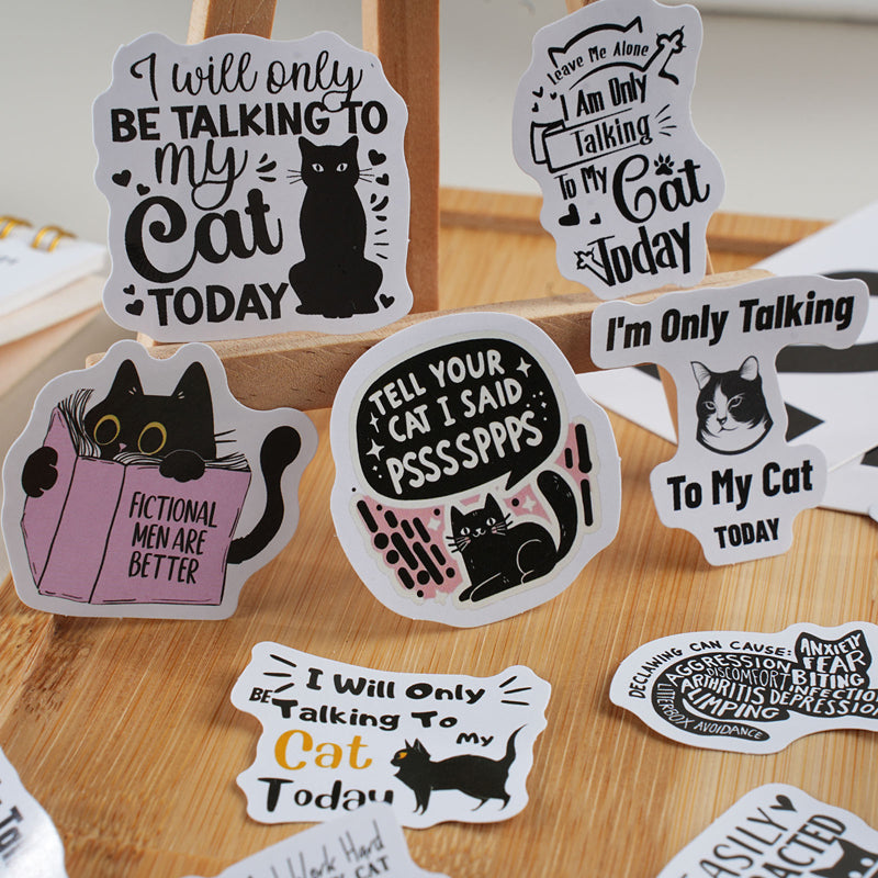 46PCS I have a cat sticker