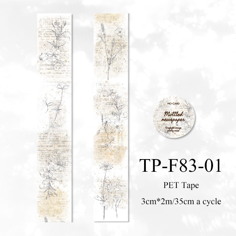 Daylight image poem series PET Tape