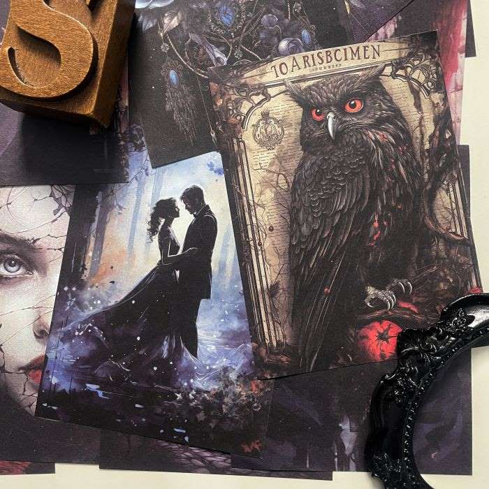 Mystic Gothic Collage Paper 40PCS