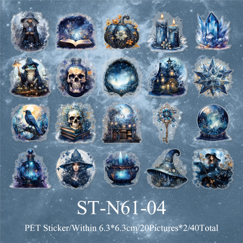 40PCS Magic fantasy series sticker