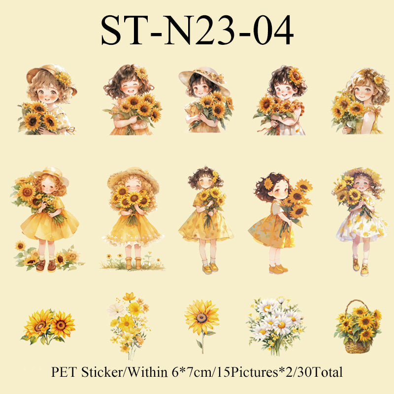 30PCS Variety of girls series sticker