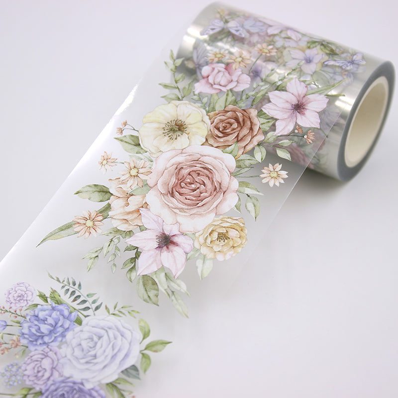 6cm*200cm Blossoms Washi/PET Tape