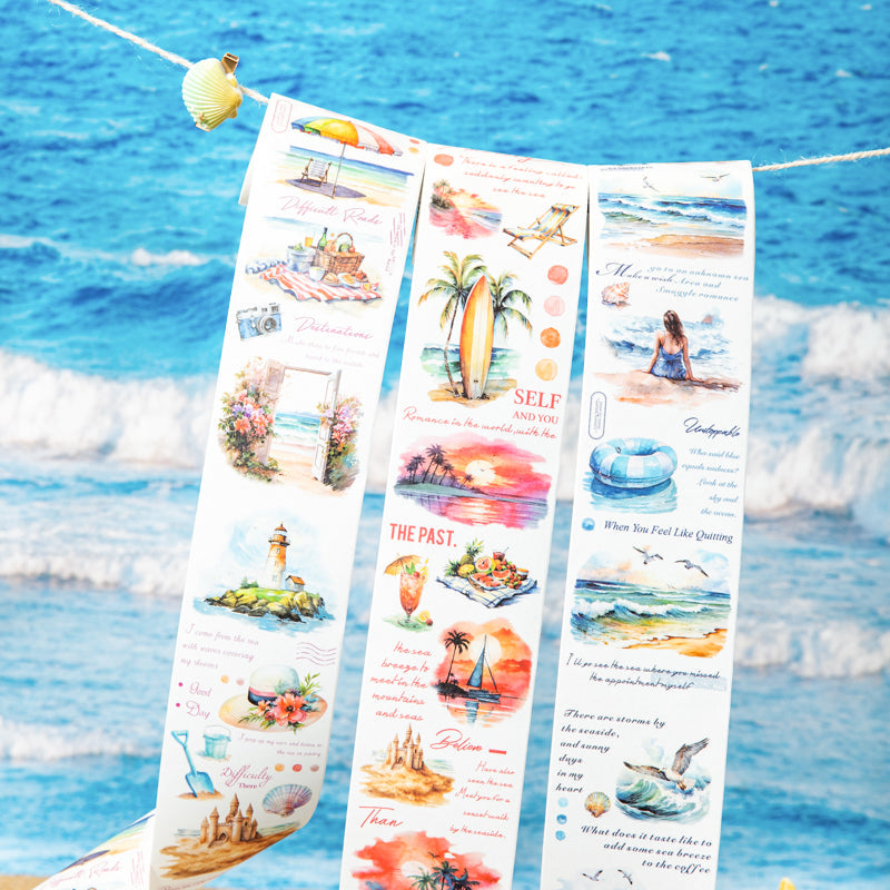 Sea breeze blowing over the ear series Washi Tape