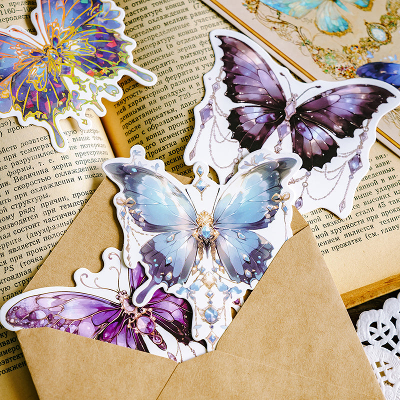 20PCS The Boundless Butterfly series material paper