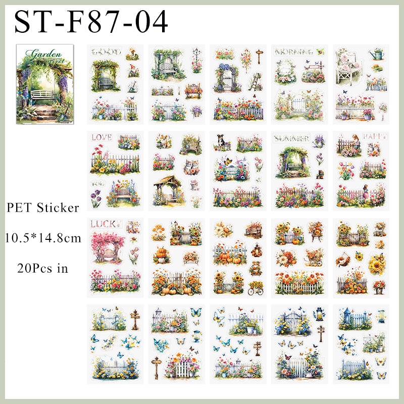 20PCS My Secret Garden series sticker