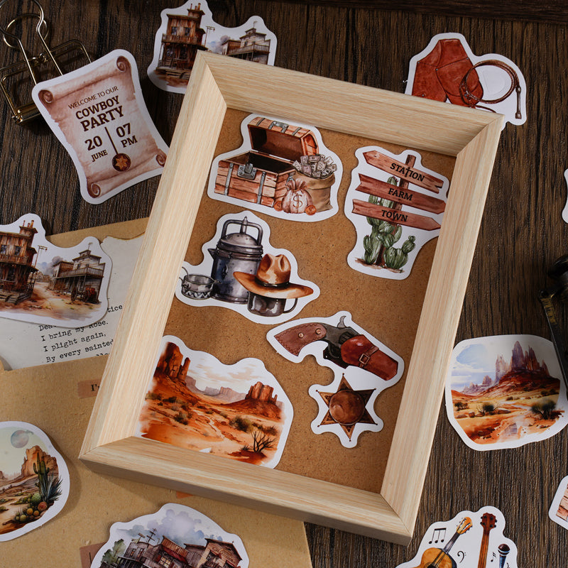 30PCS Western cowboy series sticker