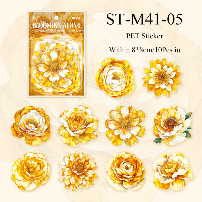 10PCS Solo Bloom series sticker