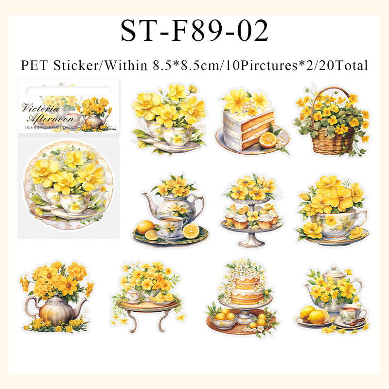 20PCS Victoria Afternoon series sticker