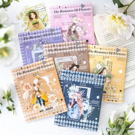 10PCS The romance of bouquet series sticker