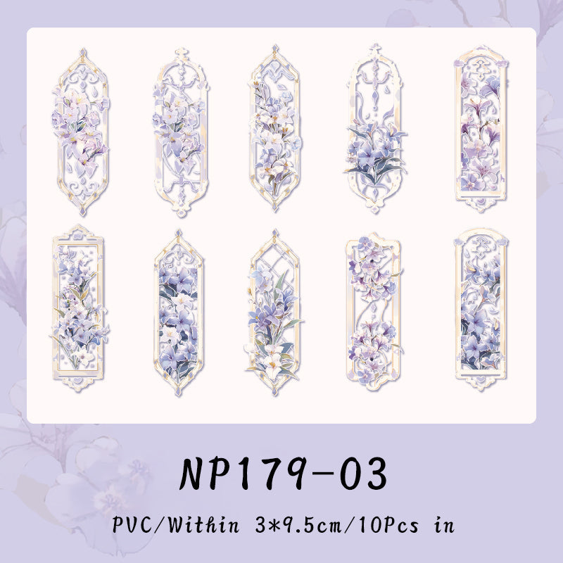 10PCS Meet the flower series note paper