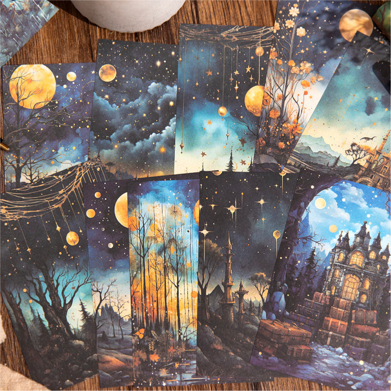 30PCS Lilith's fantasy series material paper