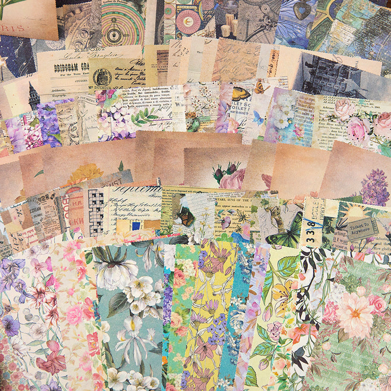 30PCS Twilight and poetry series material paper