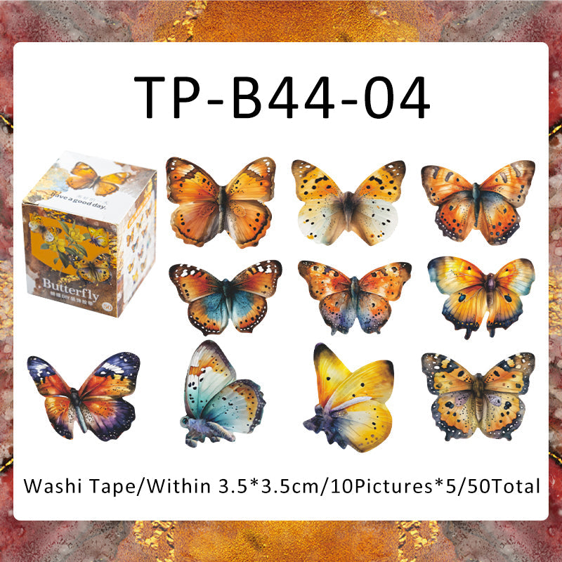 Handmade butterfly series washi tape