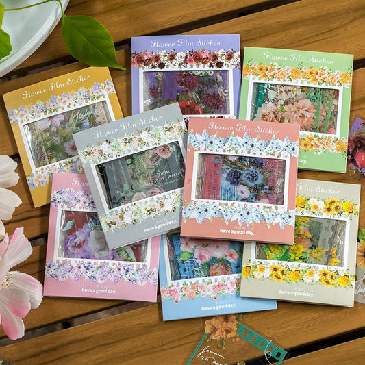 20PCS Flower film series sticker