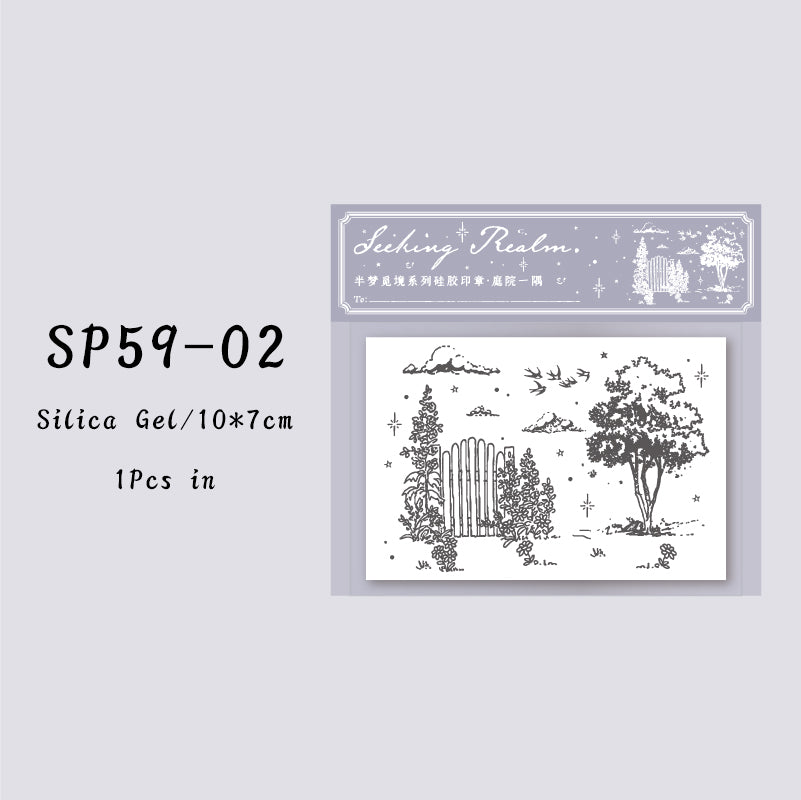 Half-dream Search place series stamp