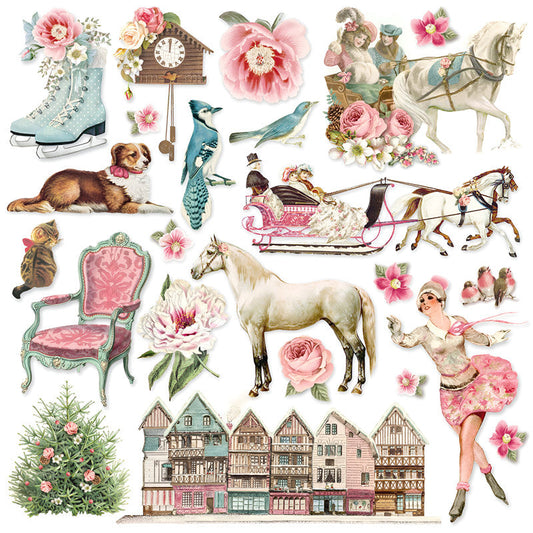 23PCS Sweet winter sticker